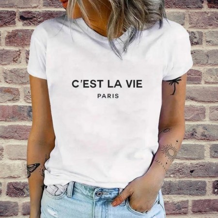 Tshirt Cèst la vie 